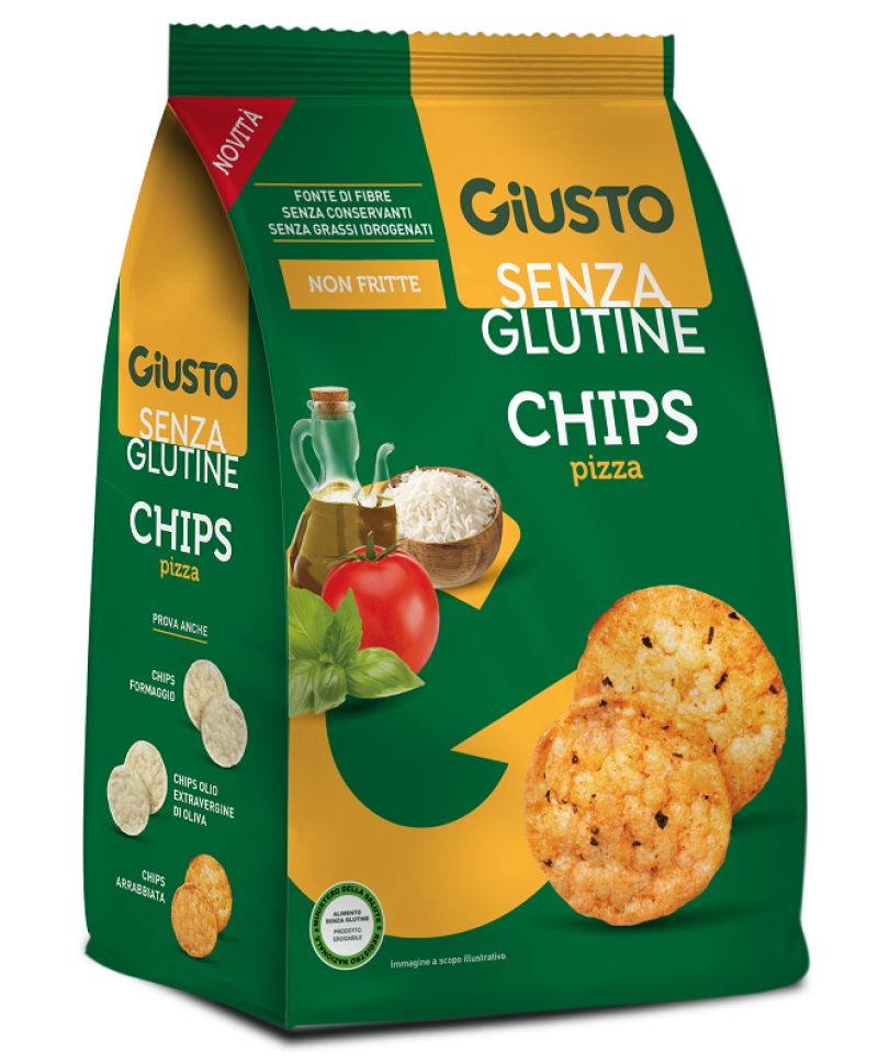 GIUSTO-S/G CHIPS PIZZA 40G     $