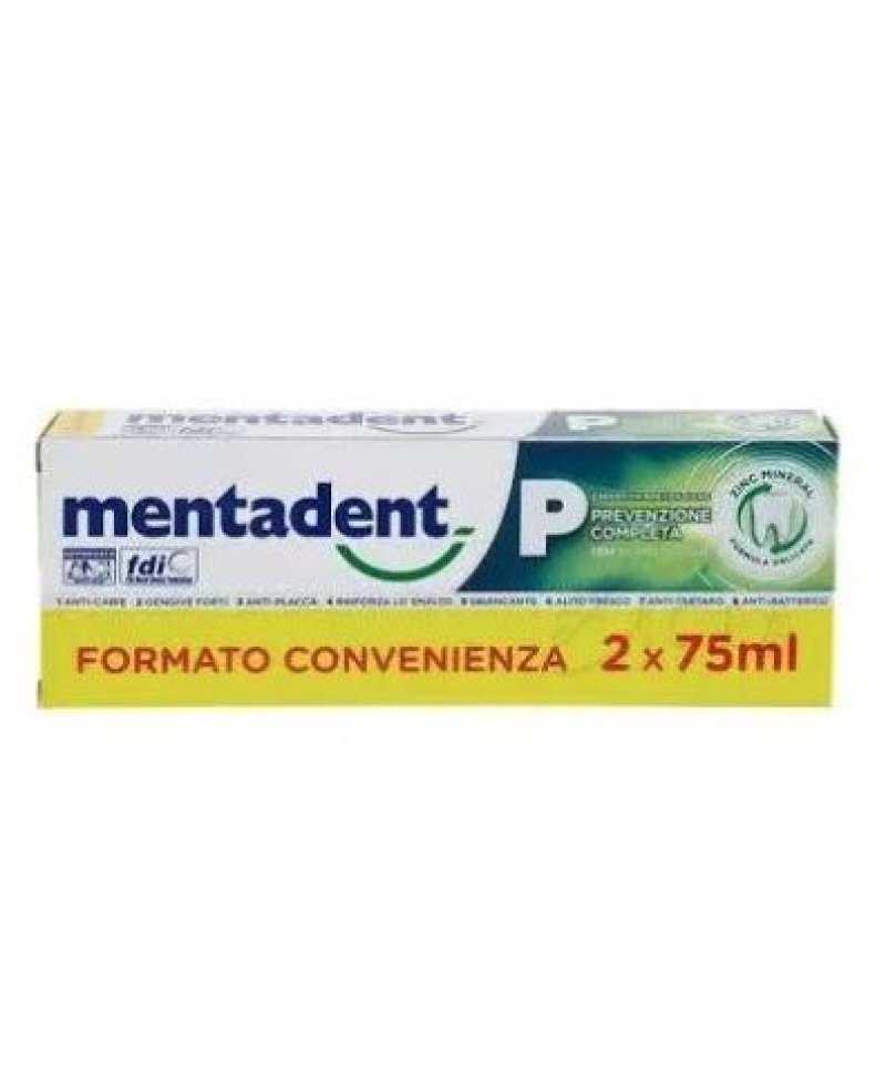 MENTADENT P 2X75MLBITUBO PROM