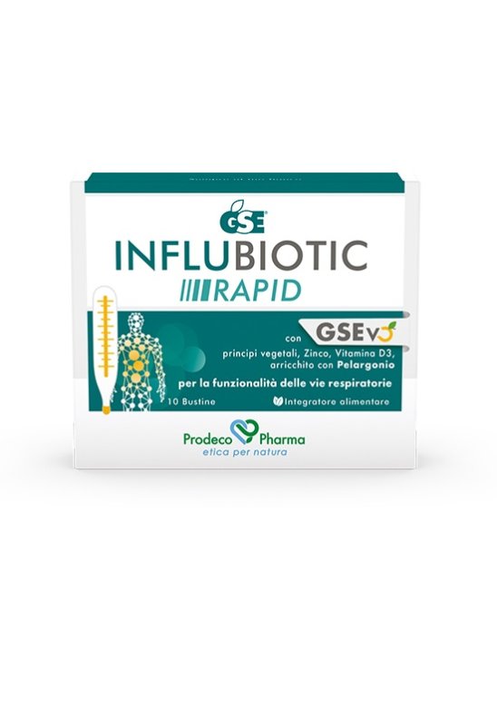 GSE INFLUBIOTIC RAPID 10 bustine con semi di pompelmo