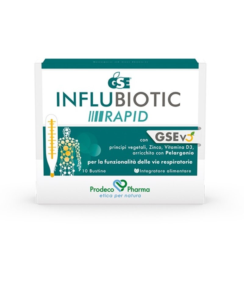 GSE INFLUBIOTIC RAPID 10 bustine con semi di pompelmo