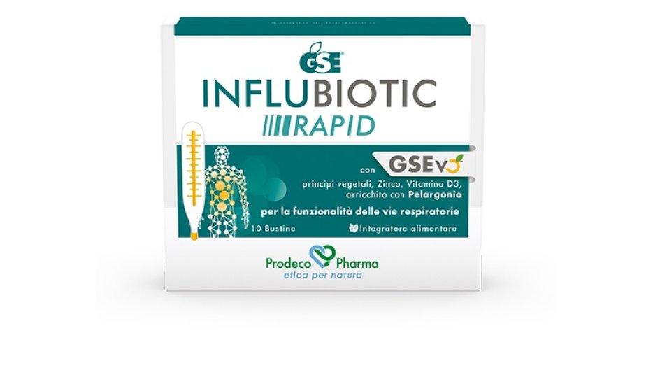 GSE INFLUBIOTIC RAPID 10 bustine con semi di pompelmo GSE INFLUBIOTIC RAPID 10 bustine con semi di pompelmo