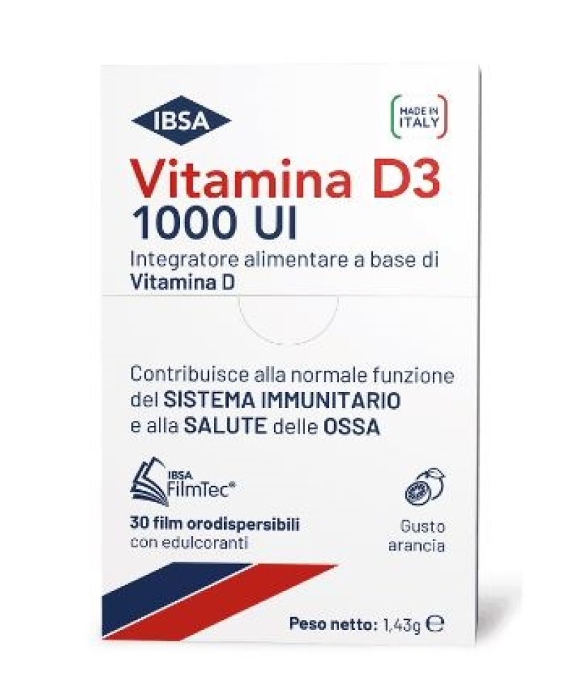 VITAMINA D3 IBSA 1000UI 30FILM