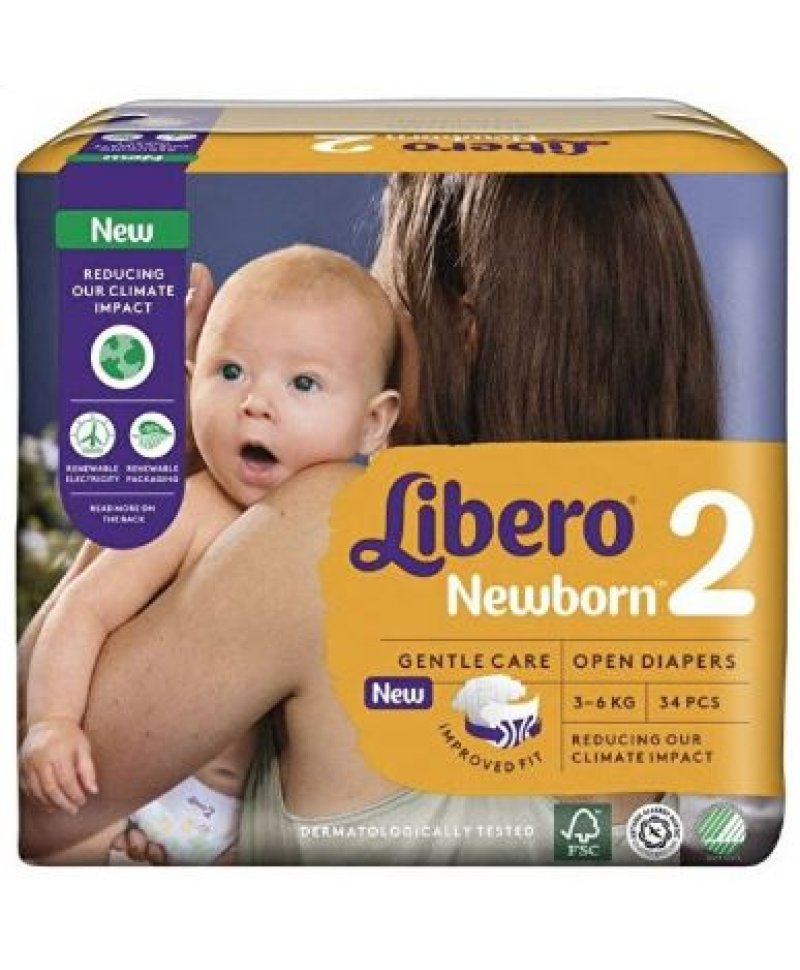 LIBERO NEWBORN 2 3-6 KG 34PZ