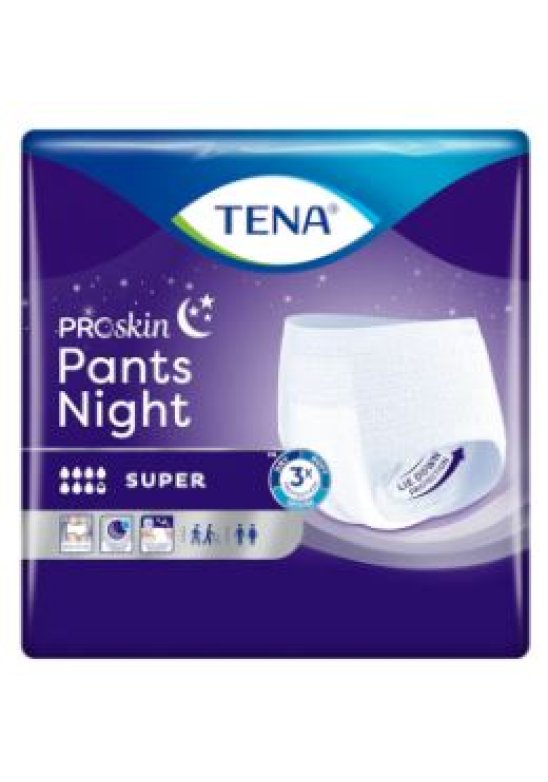 TENA PANTS NIGHT L 10PZ