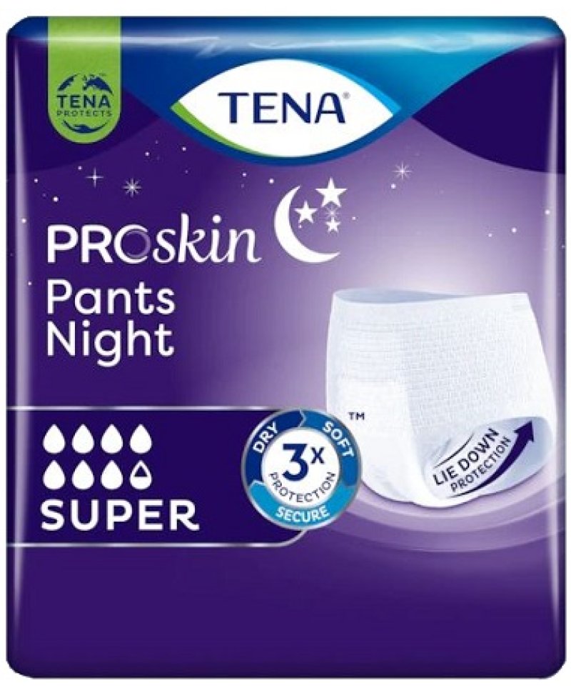 TENA PANTS NIGHT M 10PZ