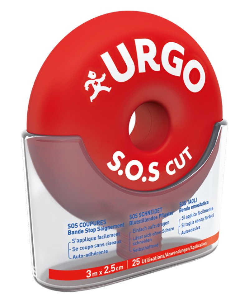 BENDA URGO SOS CUT 3X2,5CM