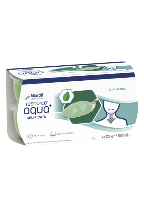 RESOURCE AQUA+MINT CUP6 4X125G