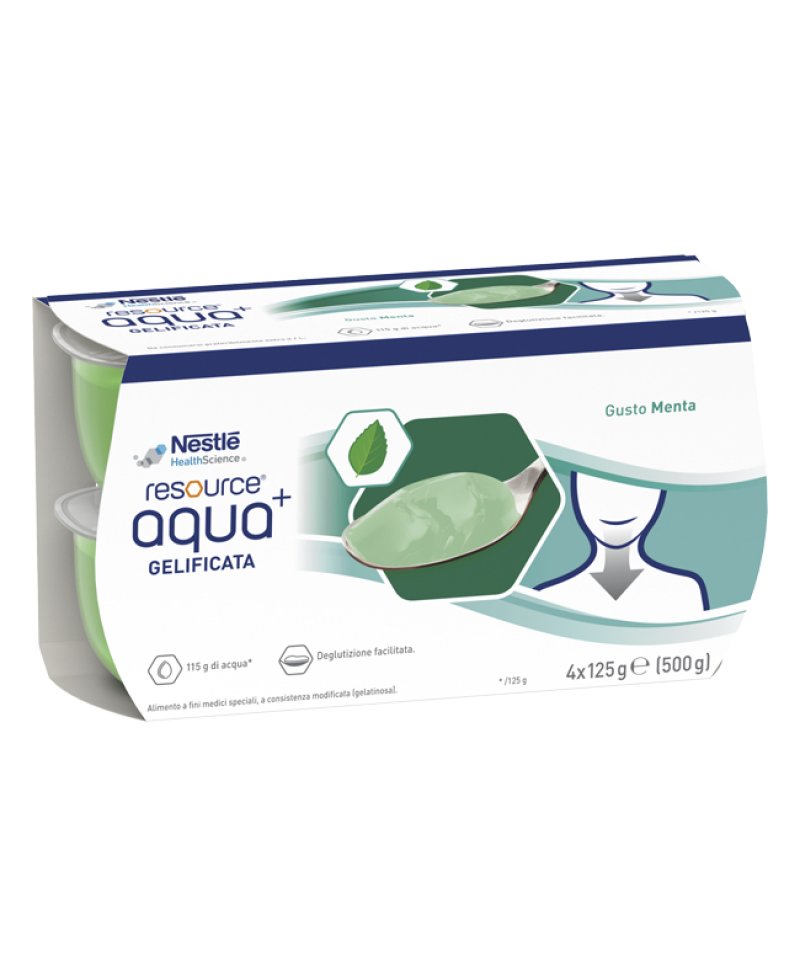 RESOURCE AQUA+MINT CUP6 4X125G