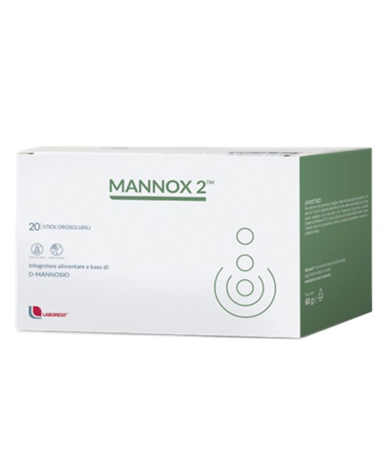 MANNOX 2 20 STICK OROSOLUBILI con mannosio vie urinarie