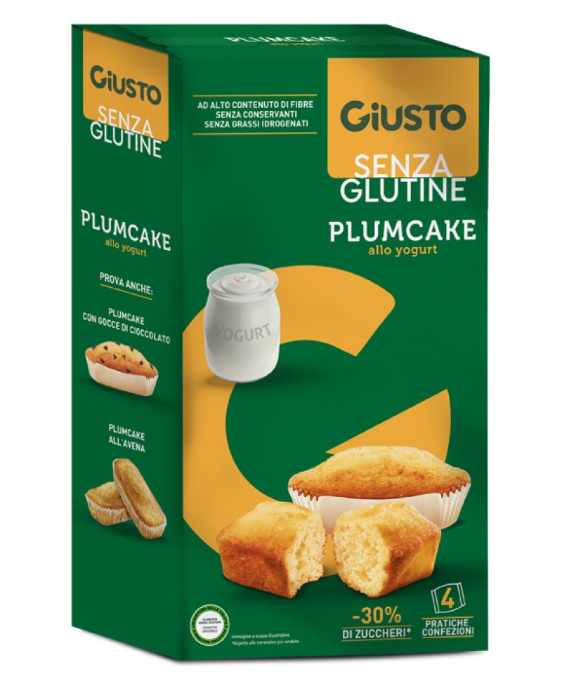 GIUSTO-S/G PLUMCAKE YOGURT 160