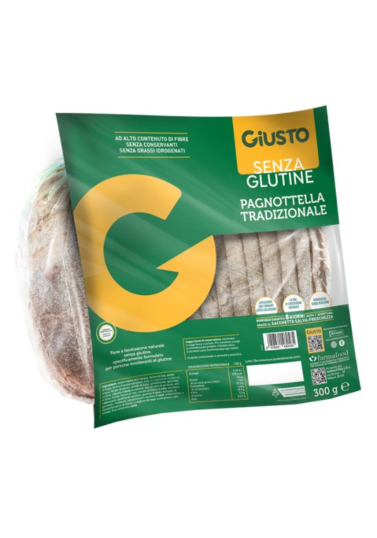 GIUSTO-S/G PAGNOTTELLA 300G