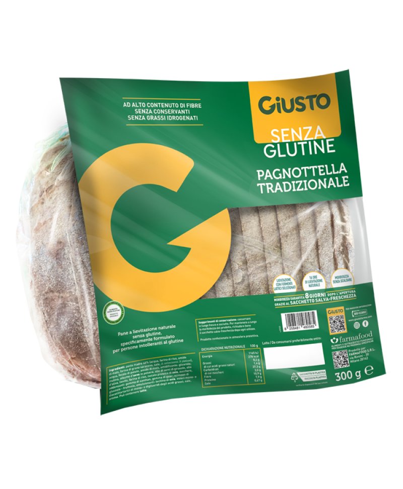 GIUSTO-S/G PAGNOTTELLA 300G