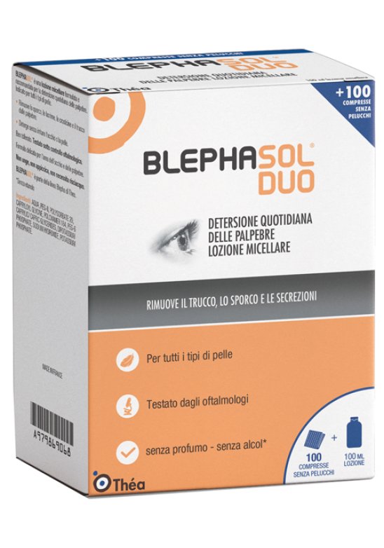 BLEPHASOL DUO 100ML+100 GARZE