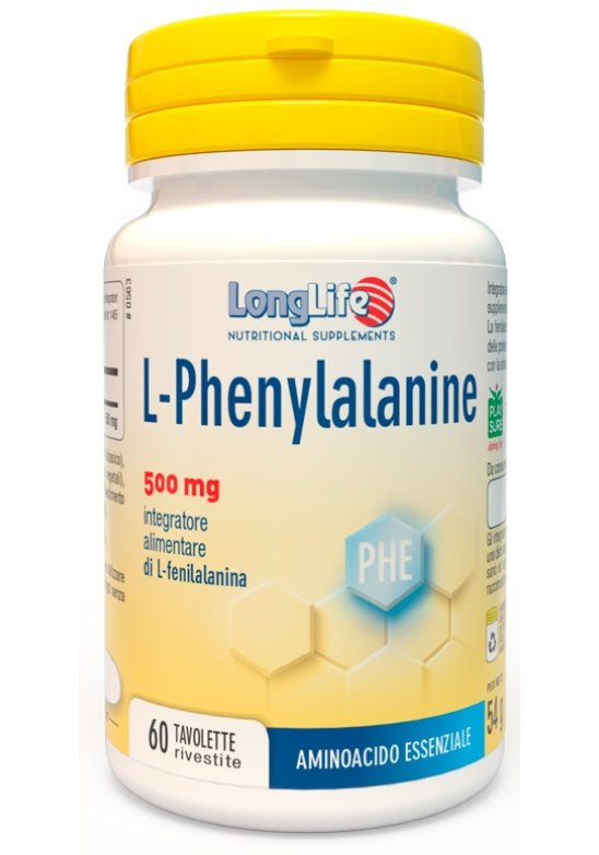 LONGLIFE L-PHENYLAL 500MG 60TA