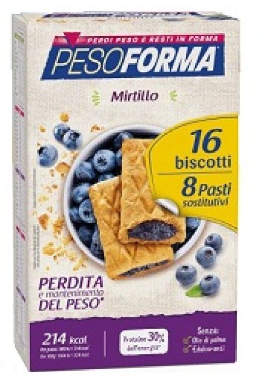 PESOFORMA BISC MIRTILLI 16PZ