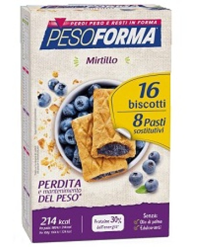 PESOFORMA BISC MIRTILLI 16PZ