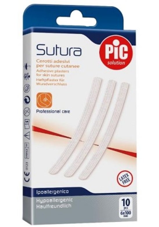 CER PIC SUTURA 6X100MM 10PZ