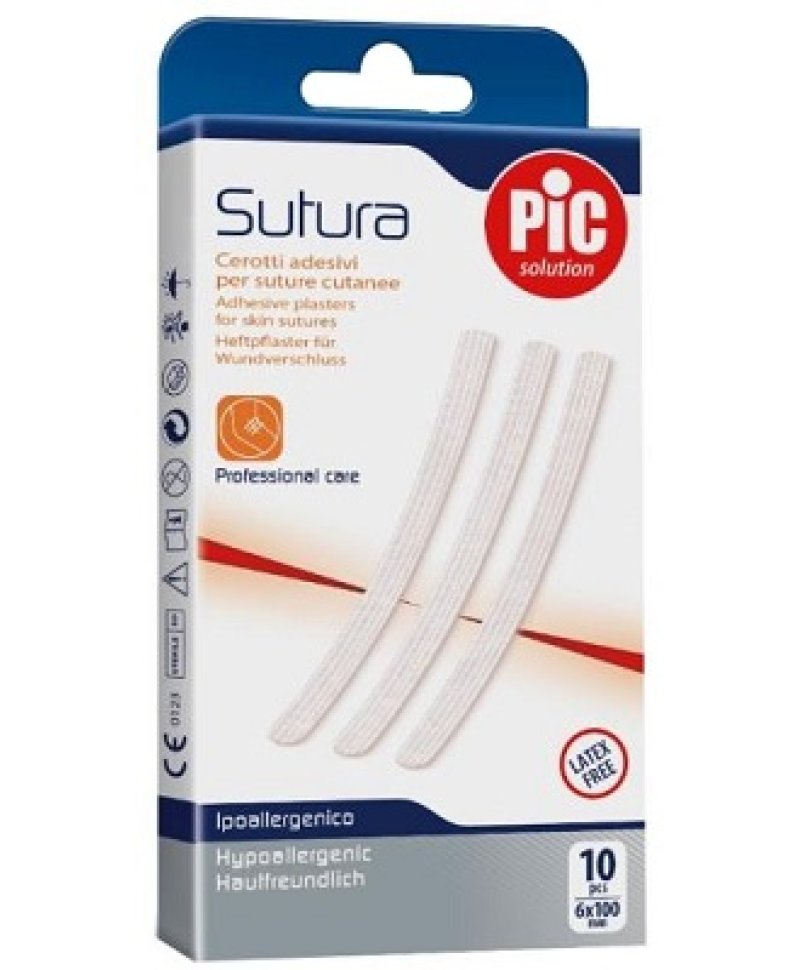 CER PIC SUTURA 6X100MM 10PZ