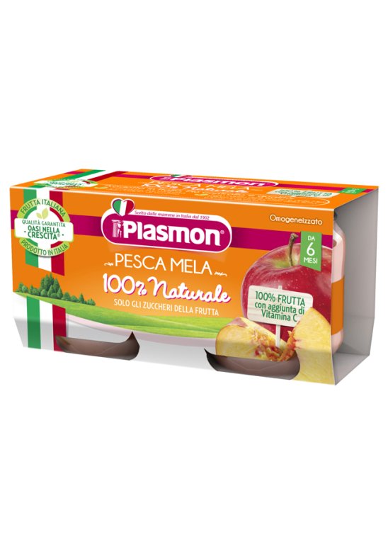 PLASMON OMOG PESCA-MELA 2X104G