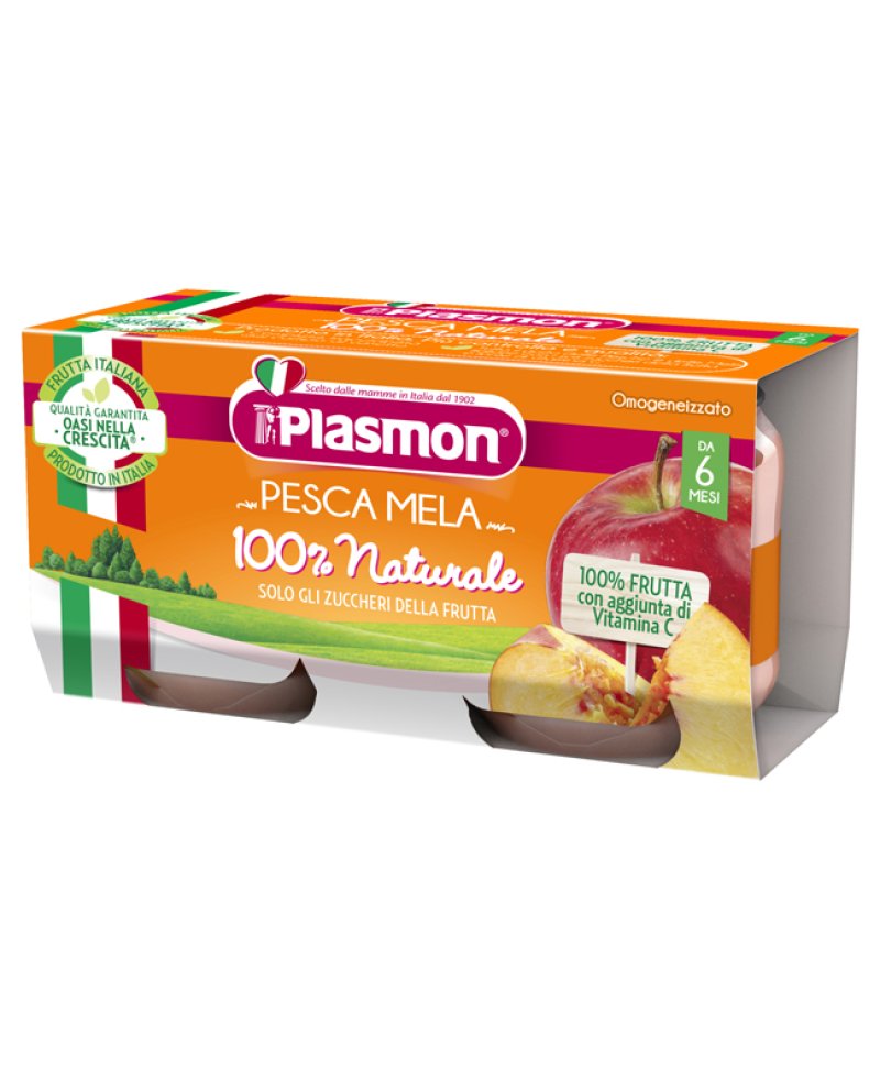 PLASMON OMOG PESCA-MELA 2X104G