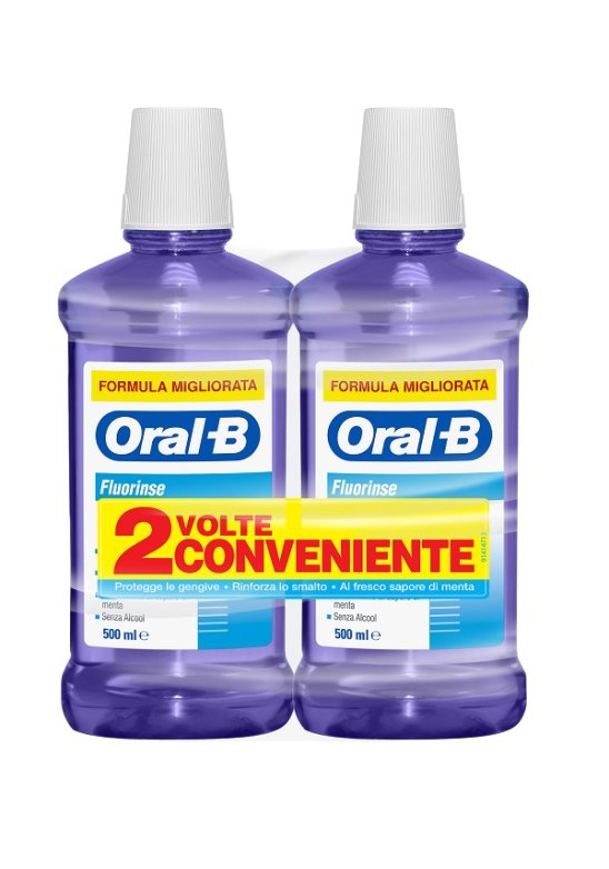 ORALB FLUORINSE COLLUT 2X500ML