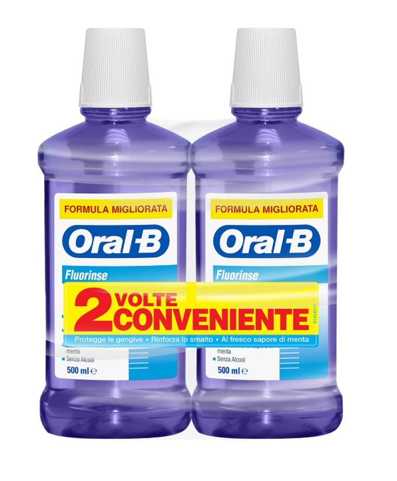 ORALB FLUORINSE COLLUT 2X500ML