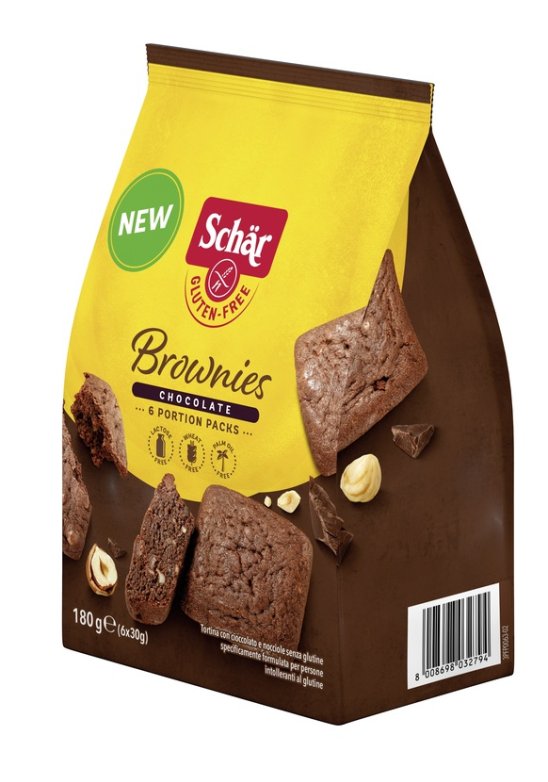 SCHAR BROWNIES CHOCOLATE 6X30G