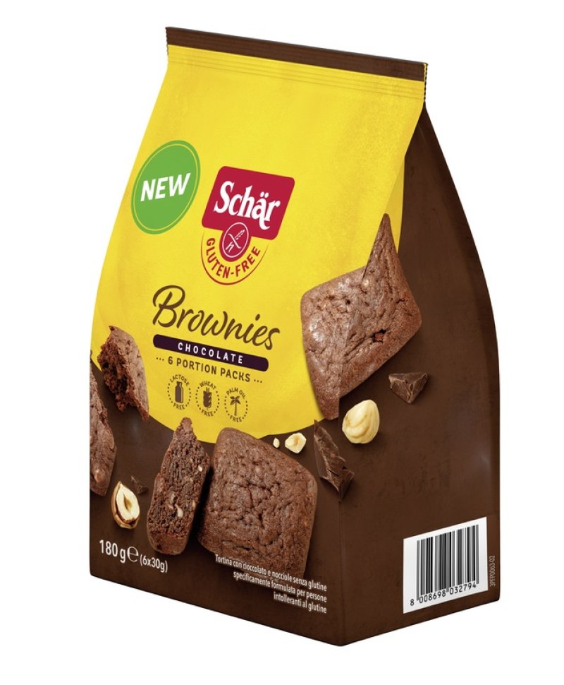 SCHAR BROWNIES CHOCOLATE 6X30G