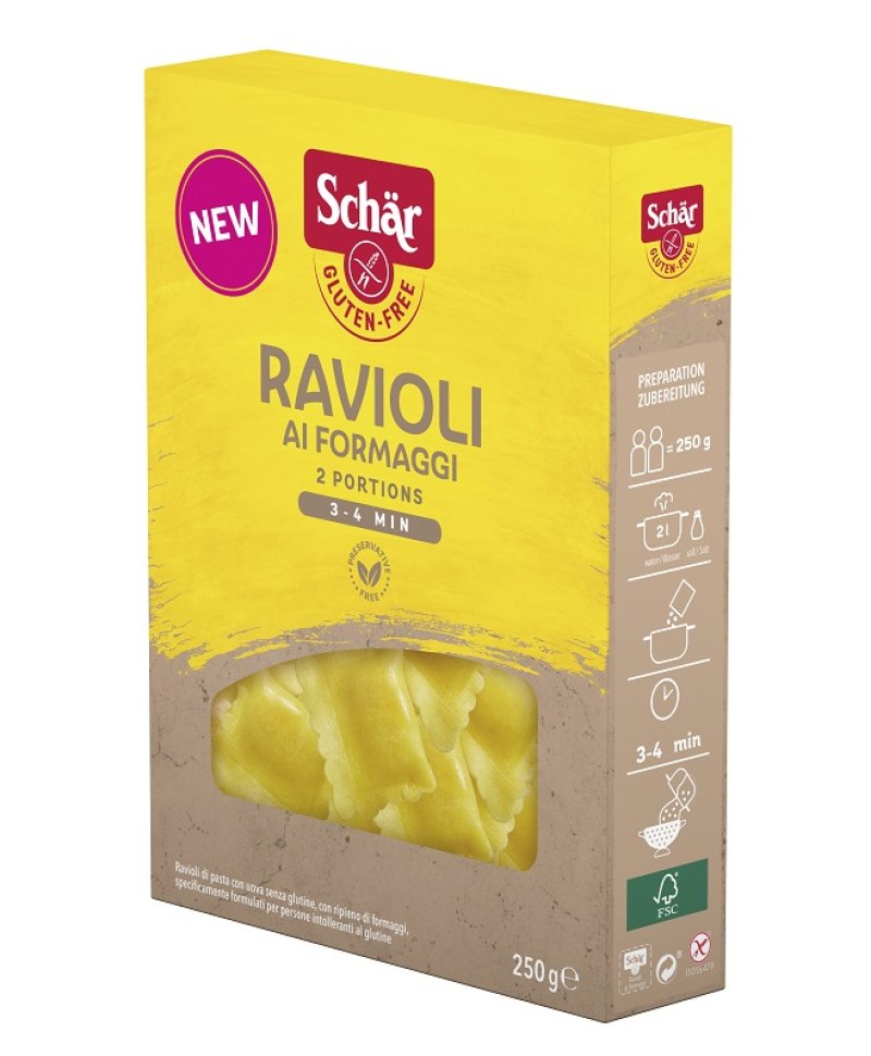 SCHAR RAVIOLI FORMAGGIO 250GR