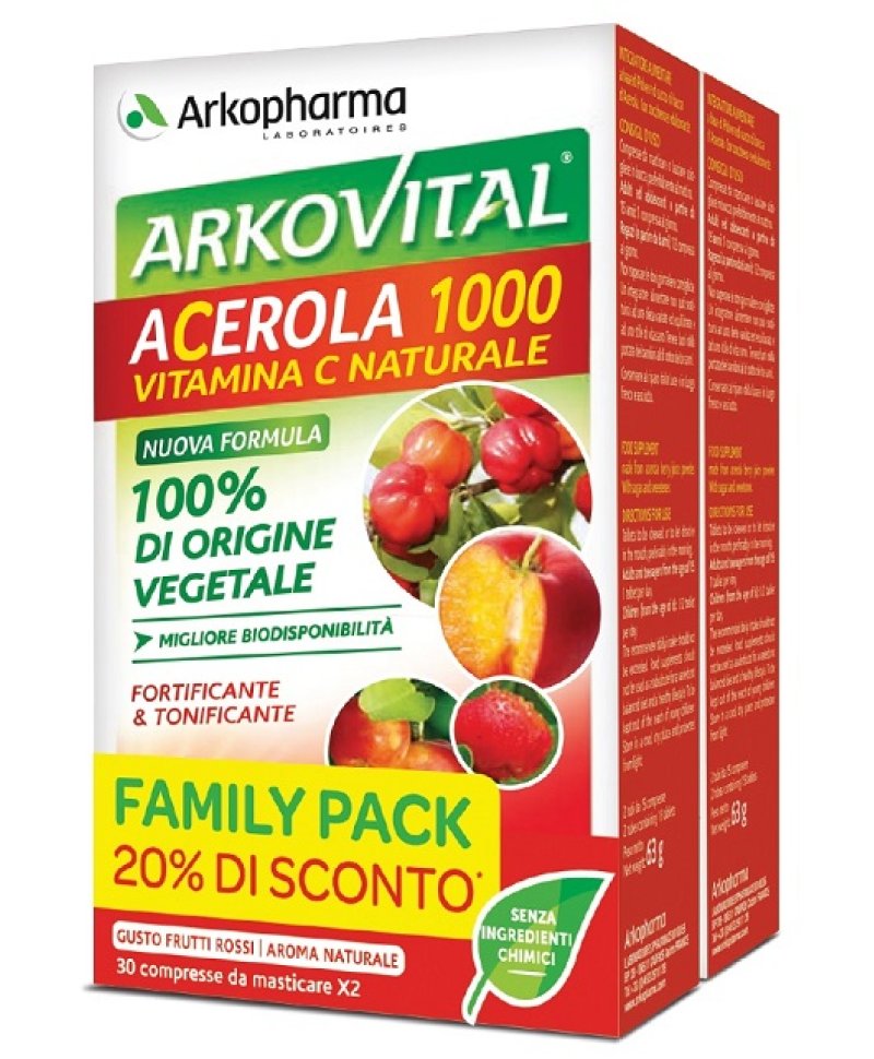 ARKOVITAL ACEROLA 1000 FA60CPR