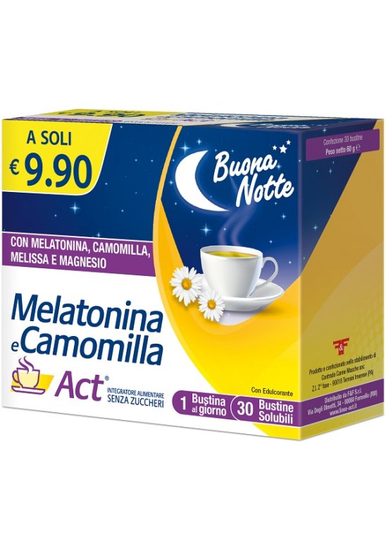 MELATONINA ACT+CAMOMILLA 30BUS