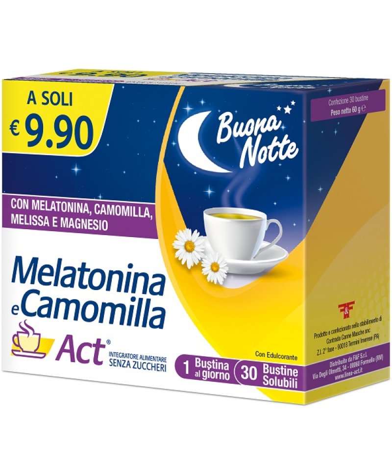 MELATONINA ACT+CAMOMILLA 30BUS