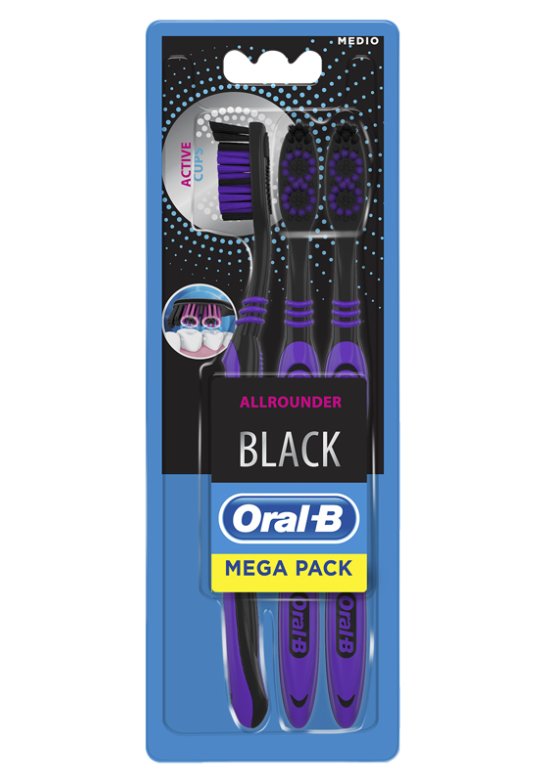 ORALB ALL ROUNDER BLACK SPAZZ