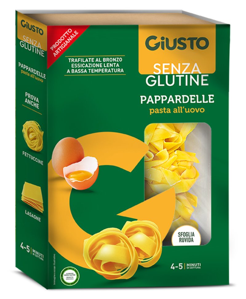 GIUSTO-S/G PAPPARDELLE UOVO 250G