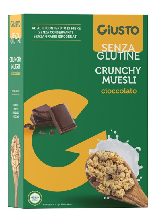 GIUSTO S/G MUESLI AVENA/CIOC