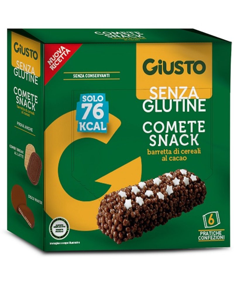 GIUSTO-S/G COMETE SNACK 120G