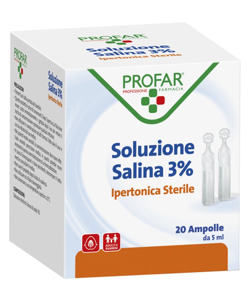 PROFAR SOLUZ IPERT 3% 5ML 20PZ