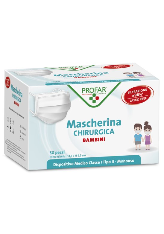 PROFAR MASCHERINA CHIR BB 50PZ