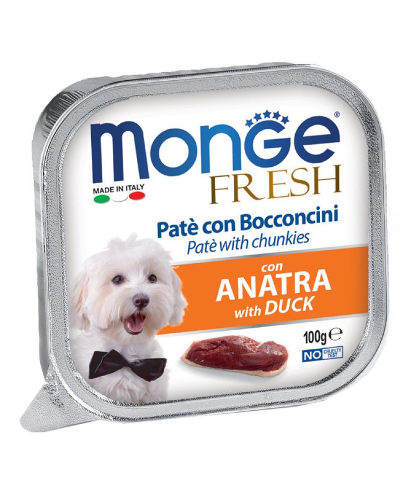 MONGE DOG FRESH ANATRA PATE'