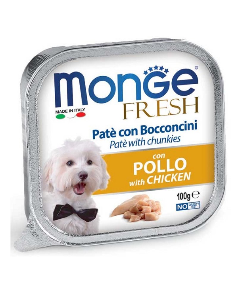 MONGE DOG FRESH POLLO 100GR