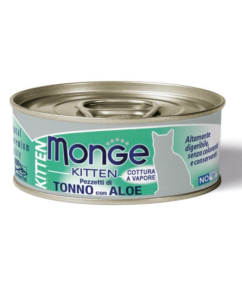 MONGE CAT TONNO/ALOE KITTEN 80