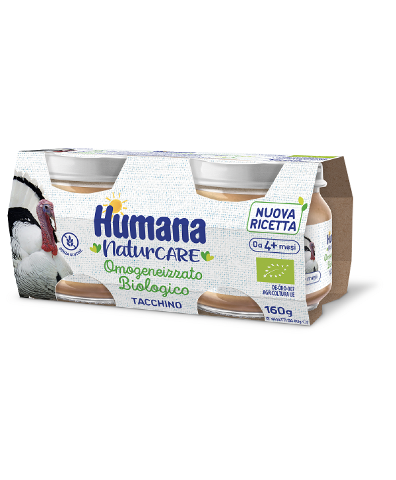 HUMANA OMOG TACCHINO BIO 2X80G HUMANA OMOG TACCHINO BIO 2X80G