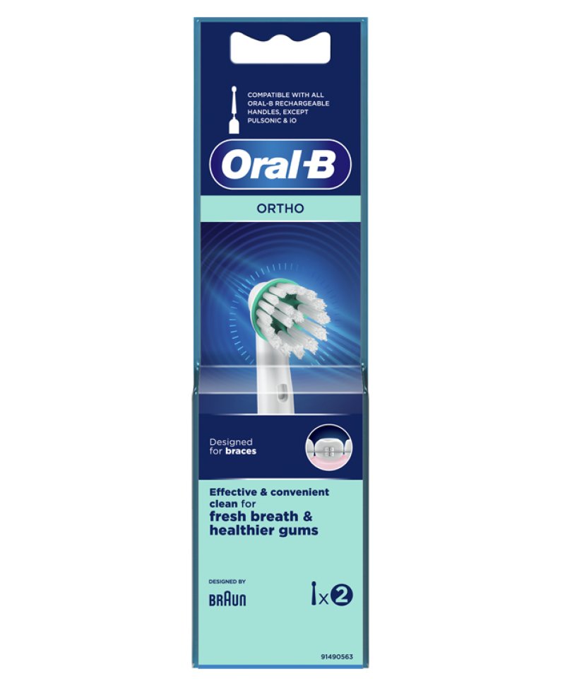 ORALB PW REFILL ORTHOCARE X2