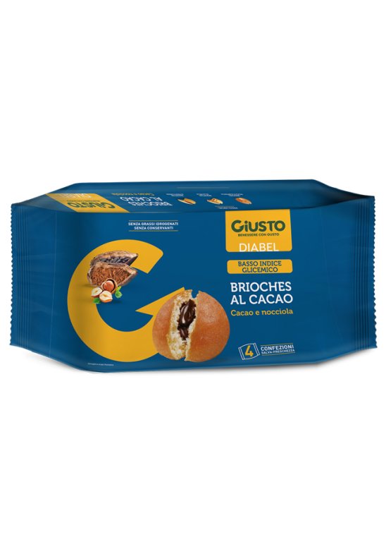 GIUSTO DIABEL BRIOCHE CACAO4PZ