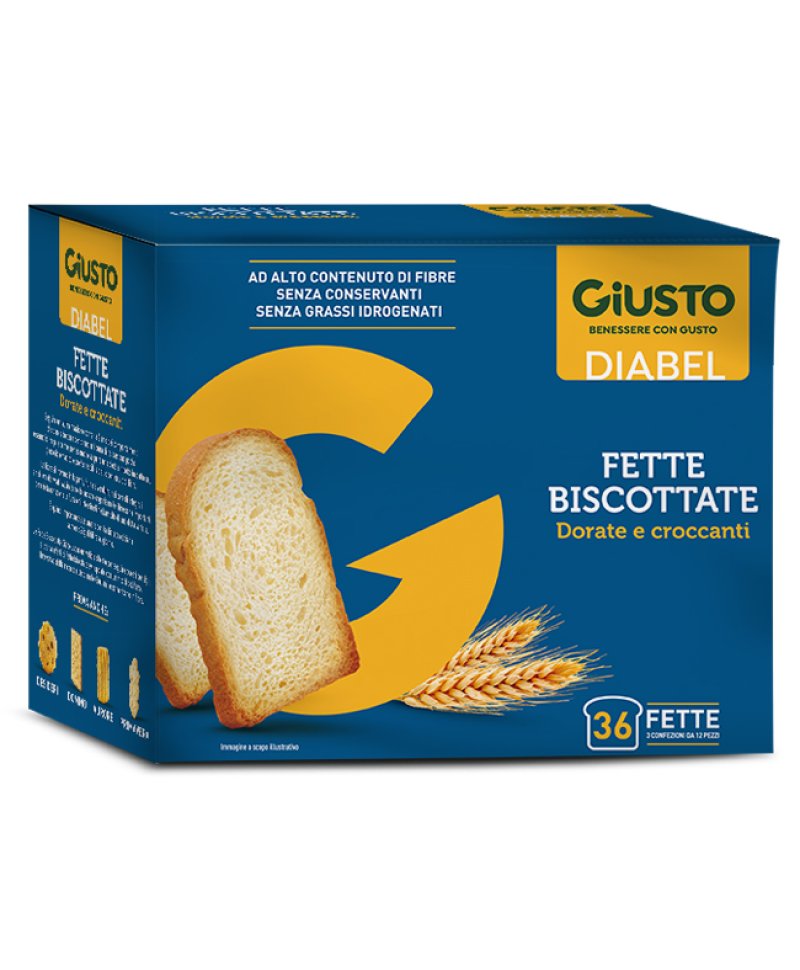 GIUSTO DIABEL FETTE BISC 300G