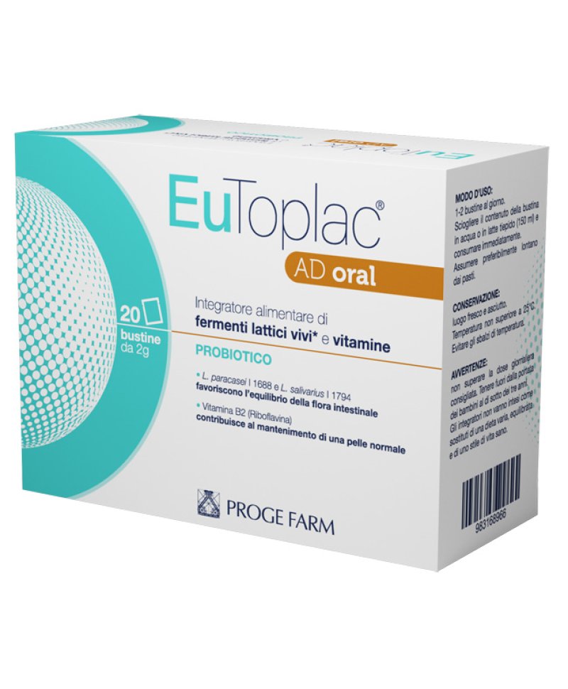 EUTOPLAC AD ORAL 20BUST