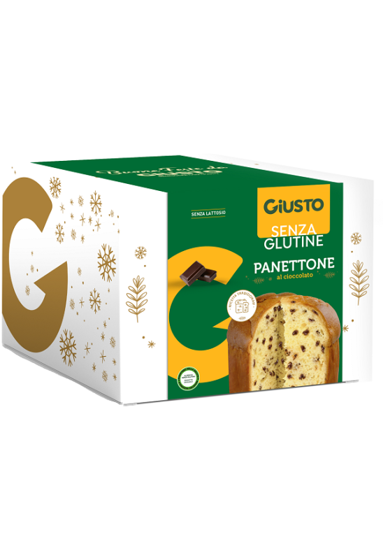 GIUSTO-S/G PANETTONE CIOC 500G