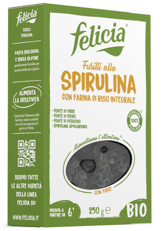 FELICIA FUSILLI SPIRULINA 250G