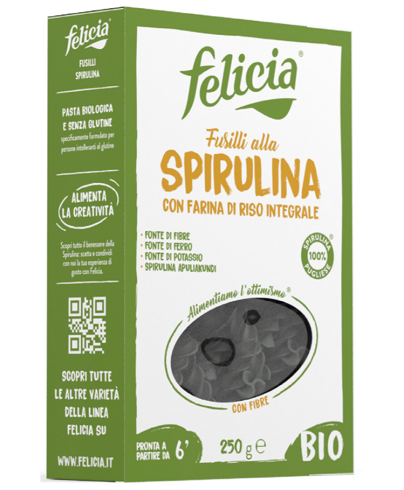 FELICIA FUSILLI SPIRULINA 250G