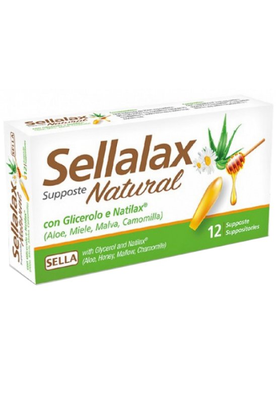 SELLALAX NATURAL MD 12SUPP